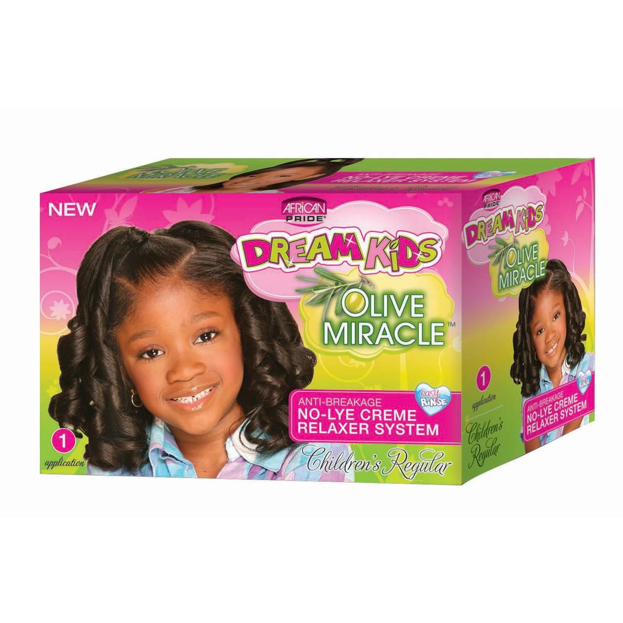 African Pride Dream Kids Olive Miracle No-lye Relaxer System - Image 1