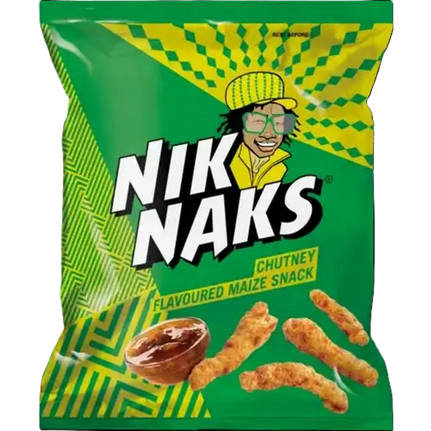 Simba Nik Naks Chutney Flavoured Maize Snacks | 50g - Image 1