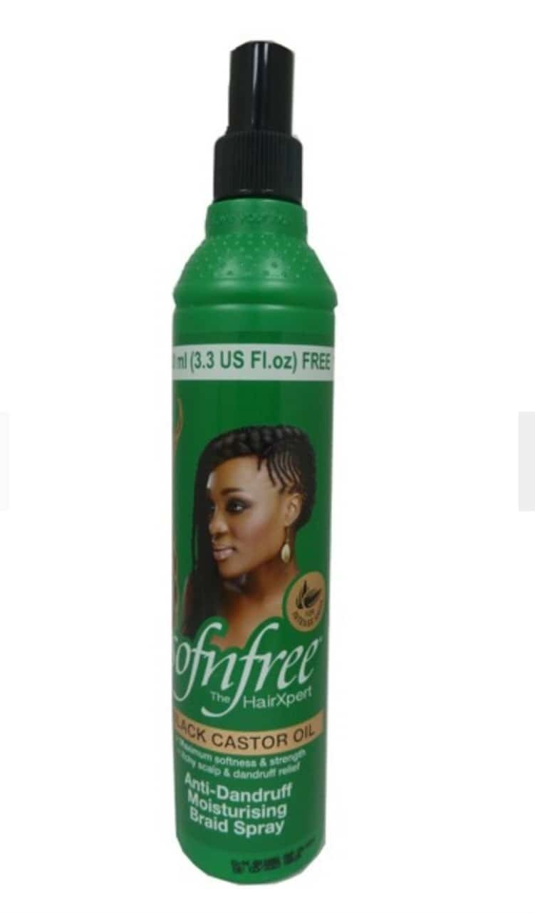Sofn'free Black Castor Oil Anti-dandruff Moisturising Braid Spray - Image 1