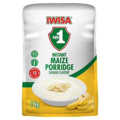 Iwisa No.1 Instant Maize Porridge (banana) | 1kg - Image 1