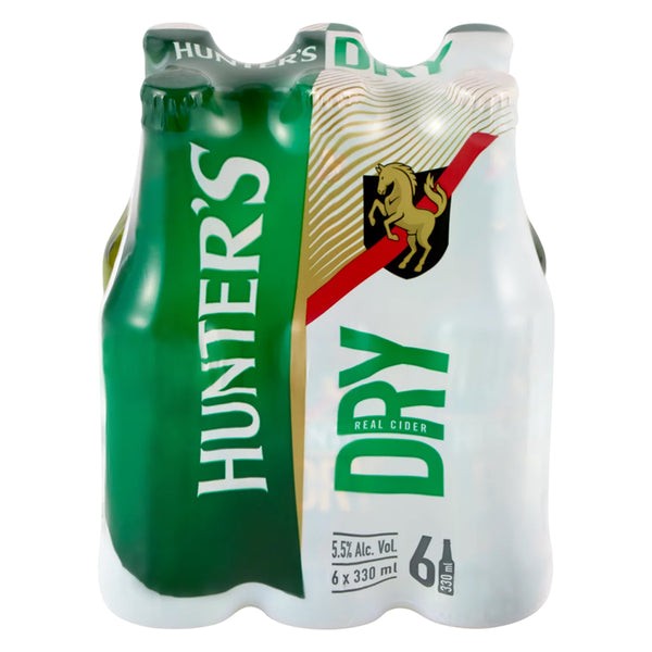 Hunter's Dry Cider Bottles 6 X 330ml - Image 1