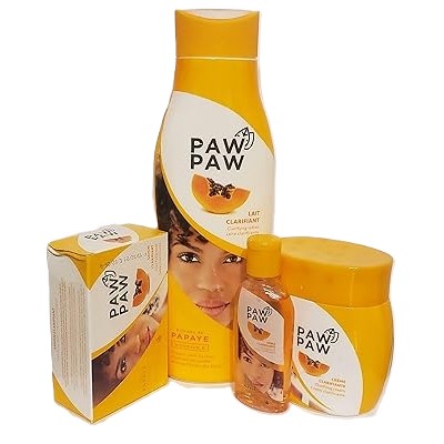 Paw Paw Papaya Lotion 500ml+oil 60ml + Face Cream 25ml + Soap - Image 1