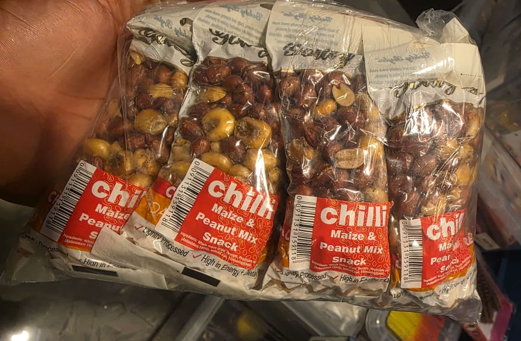 Chilli Roasted Maize & Peanut Mix | 4 X 6g - Image 1