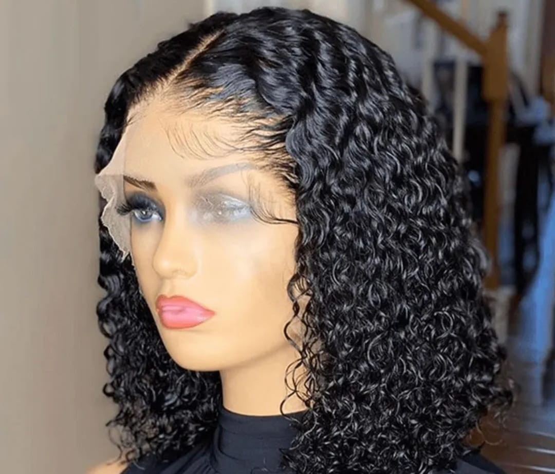 Hd Lace Water Wave Bob 200% Density | 13x4 Grade 12a - Image 1