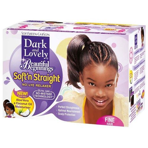 Dark And Lovely Beautiful Beginnings Soft'n Straight No-lye Relaxer - Image 1