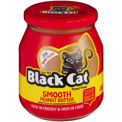 Black Cat Smooth Peanut Butter | 400g - Image 1