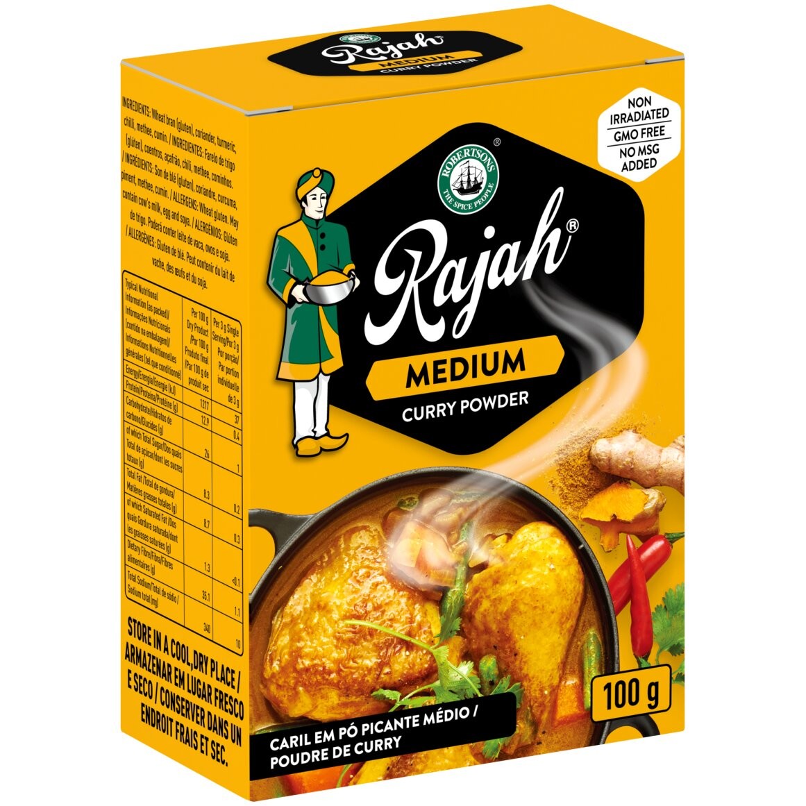 Rajah Medium Curry Powder | 100g - Image 1