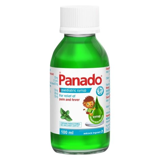Panado Paediatric Peppermint Syrup | 100ml - Image 2