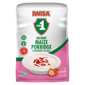 Iwisa No.1 Instant Maize Porridge (strawberry) | 1kg - Image 1