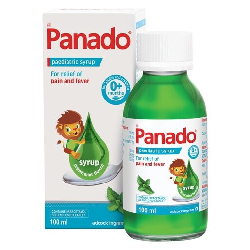 Panado Paediatric Peppermint Syrup | 100ml - Image 1