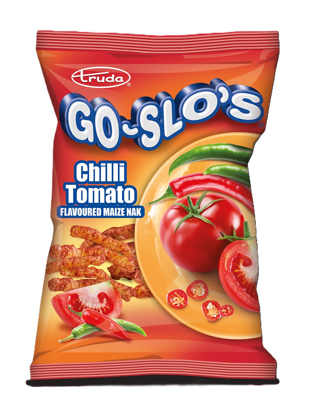 Truda Go-slo's Chilli Tomato Flavoured Maize Naks - Image 1